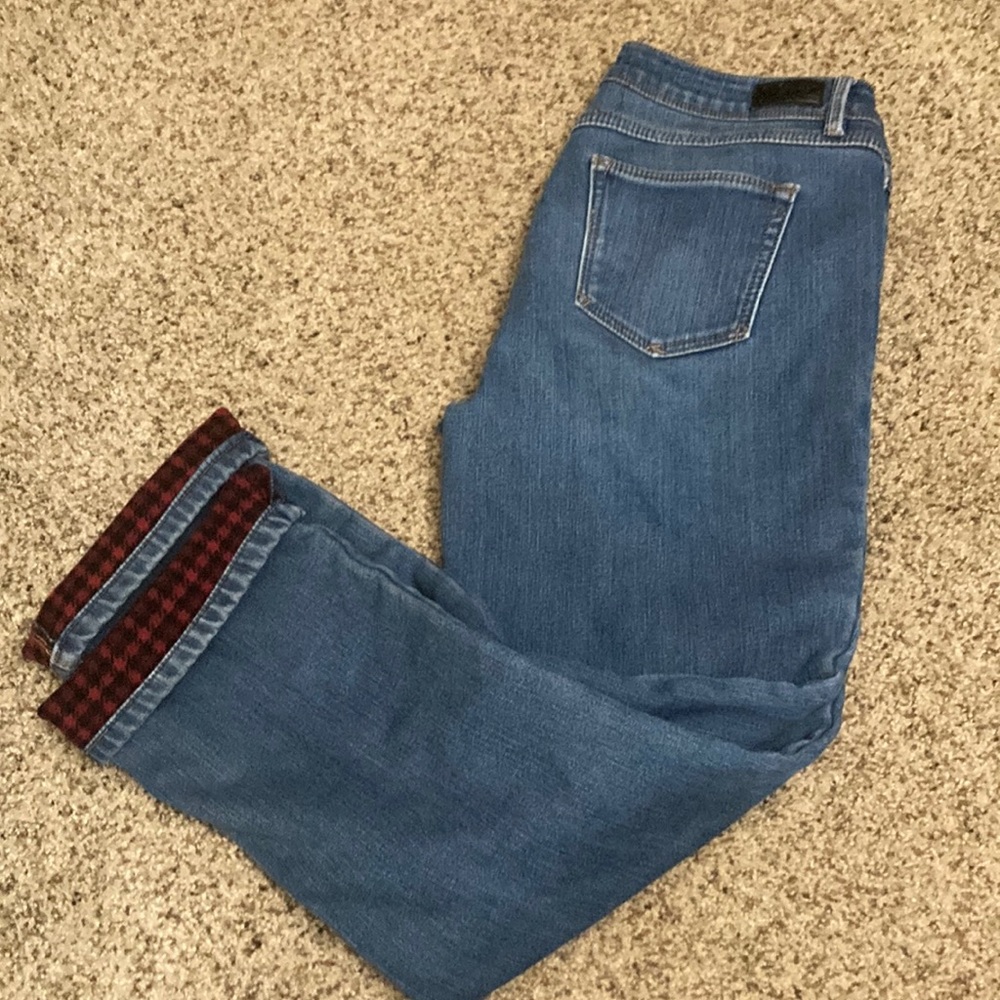 Womens Fleece lined jeans